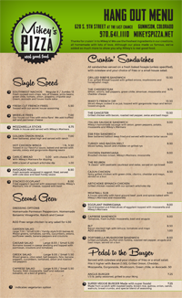 gunnison colorado pizza restaurant menu
